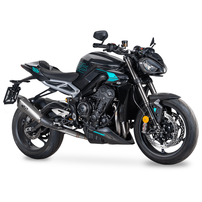 Spark Exhaust Halbkomplette Anlage Satz Konix Evo WSSP600 Replica Triumph Street Triple 765 R/Street Triple 765 RS (20-26) GTR0509T