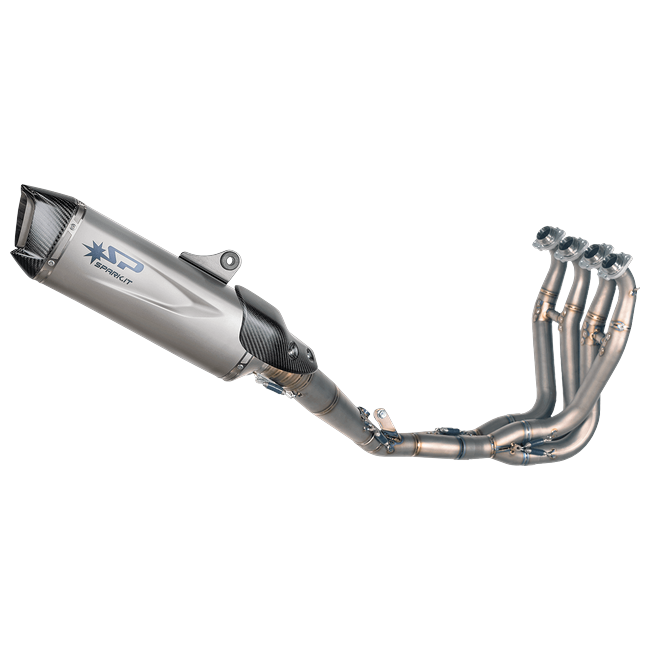 Spark Exhaust Komplettanlage Racing Force Evo EVO2024 102 dB Titanium Kawasaki ZX-6R (09-26) GKA8834T