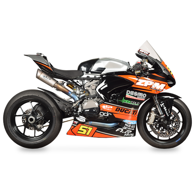 Spark Exhaust Komplettanlage Untersitz Grid-O Titanium Ducati Panigale 959 (16-19) GDU8832T