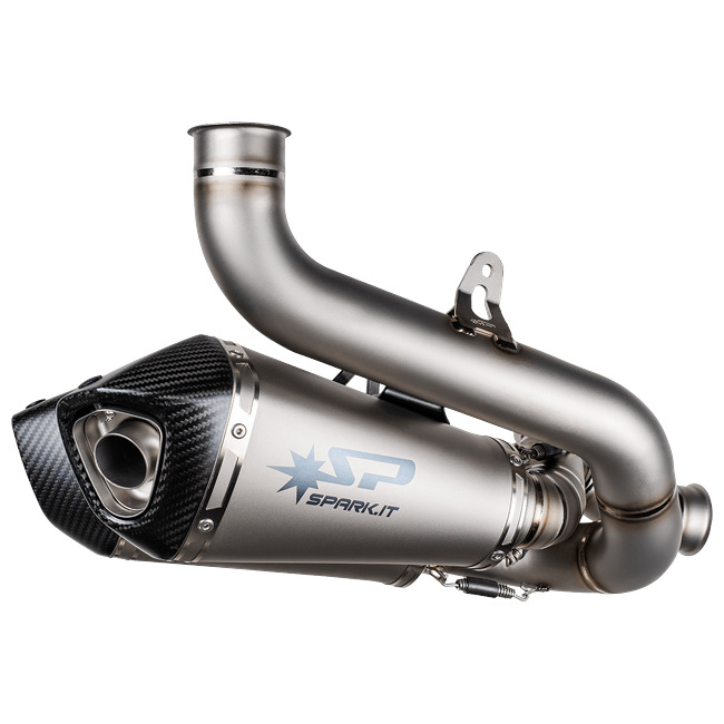 Spark Exhaust Halbkomplette Anlage Racing Satz Konix Evo Titanium Ducati V4/V4 S (25-26) GDU8856T