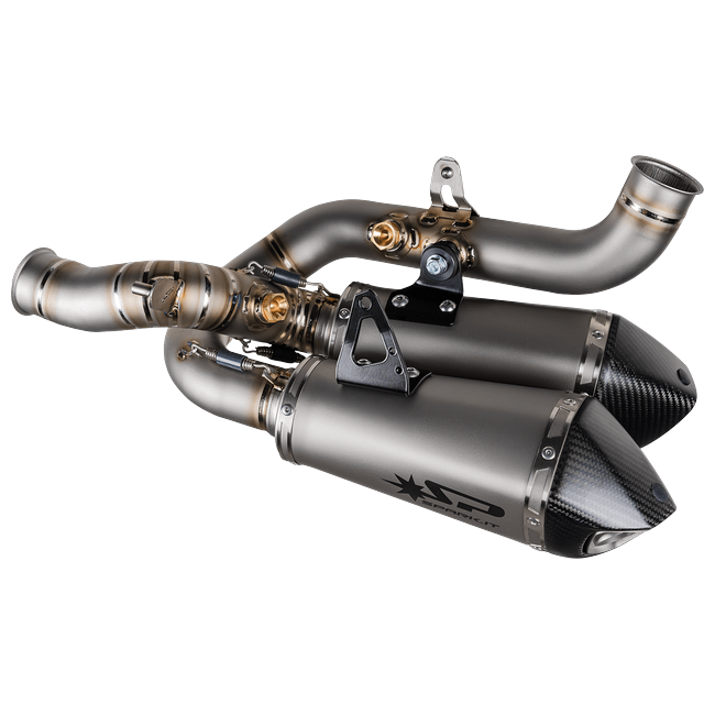 Spark Exhaust Halbkomplette Anlage Racing Satz Konix Evo Titanium Ducati V4/V4 S (25-26) GDU8856T