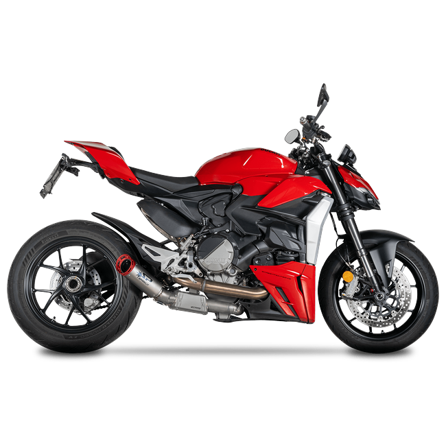 Spark Exhaust Halbkomplette Anlage Racing Satz Dyno Pre- Box Ducati Panigale V2 955 (20-24) GDU8850T