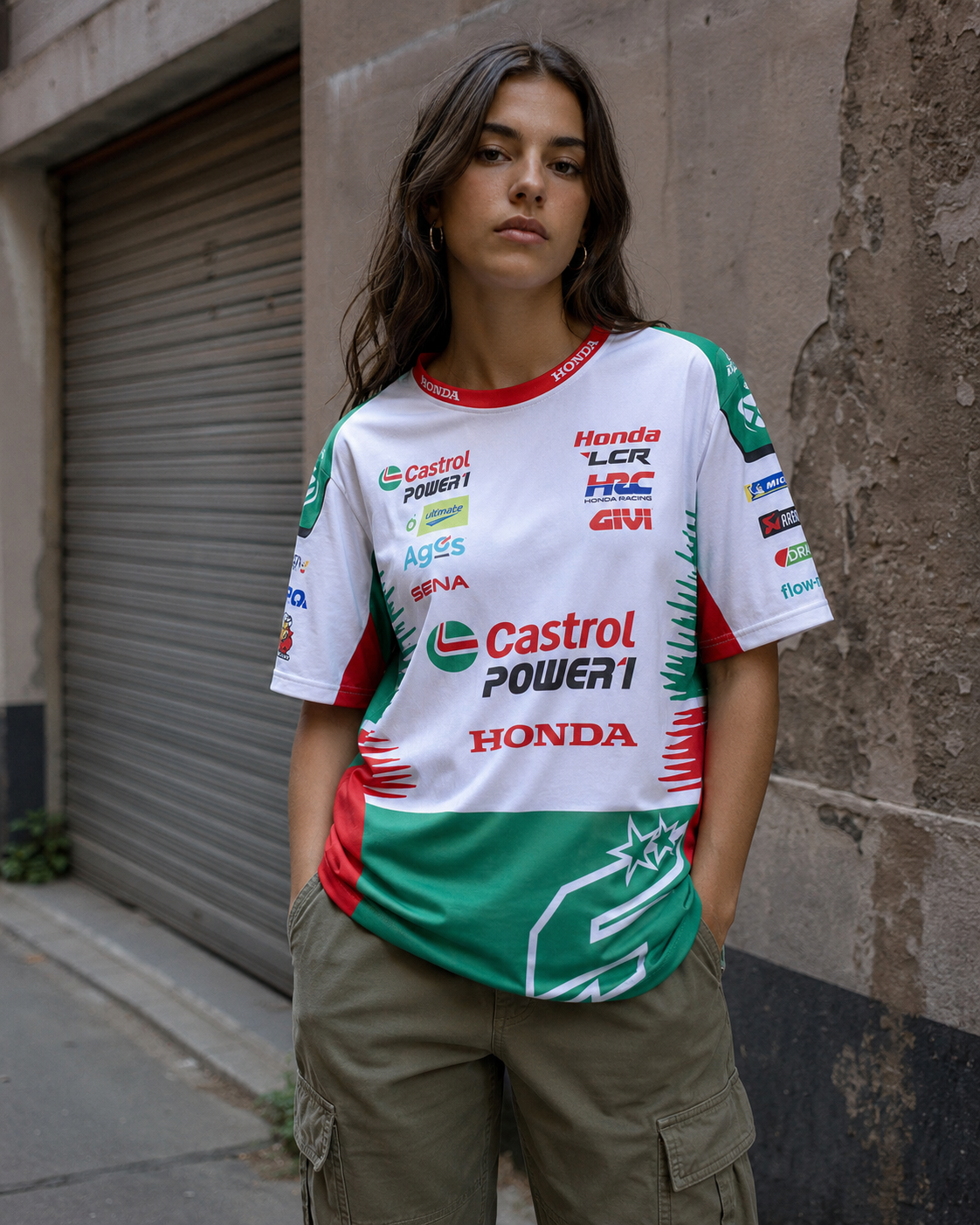 LCR Honda Racing Team Johann Zarco #5 T-shirt replika za muškarce 2026 IXON 