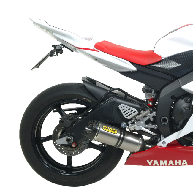 YZF-R6 ARROW マフラー　71699PK Arrow slip-on Thunder Titanium Yamaha YZF-R6 RJ11 (06-07) 71699PK