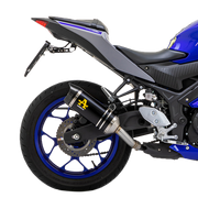 Arrow Slip-on Thunder Aluminium Dark Yamaha YZF-R3 (21-25) 71831akn