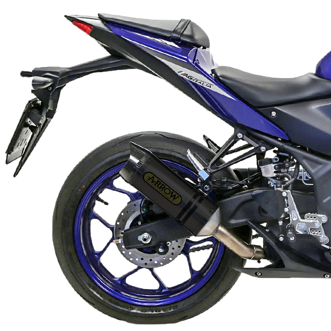 Arrow slip-on thunder carbon yamaha yzf-r3 (15-18) 71831mk