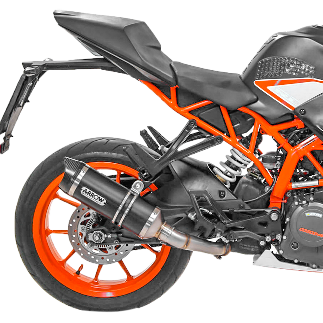Arrow slip-on thunder aluminum Dark KTM RC 390 (17-20) 71860AKN