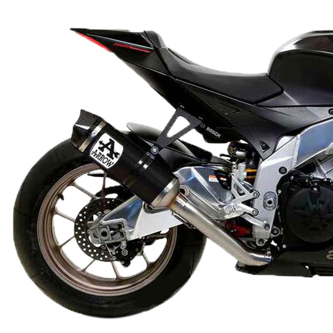 Arrow Slip-on Race-Tech Aluminum Dark Aprilia RSV4 1100 Factory (19-20) 71906AKN