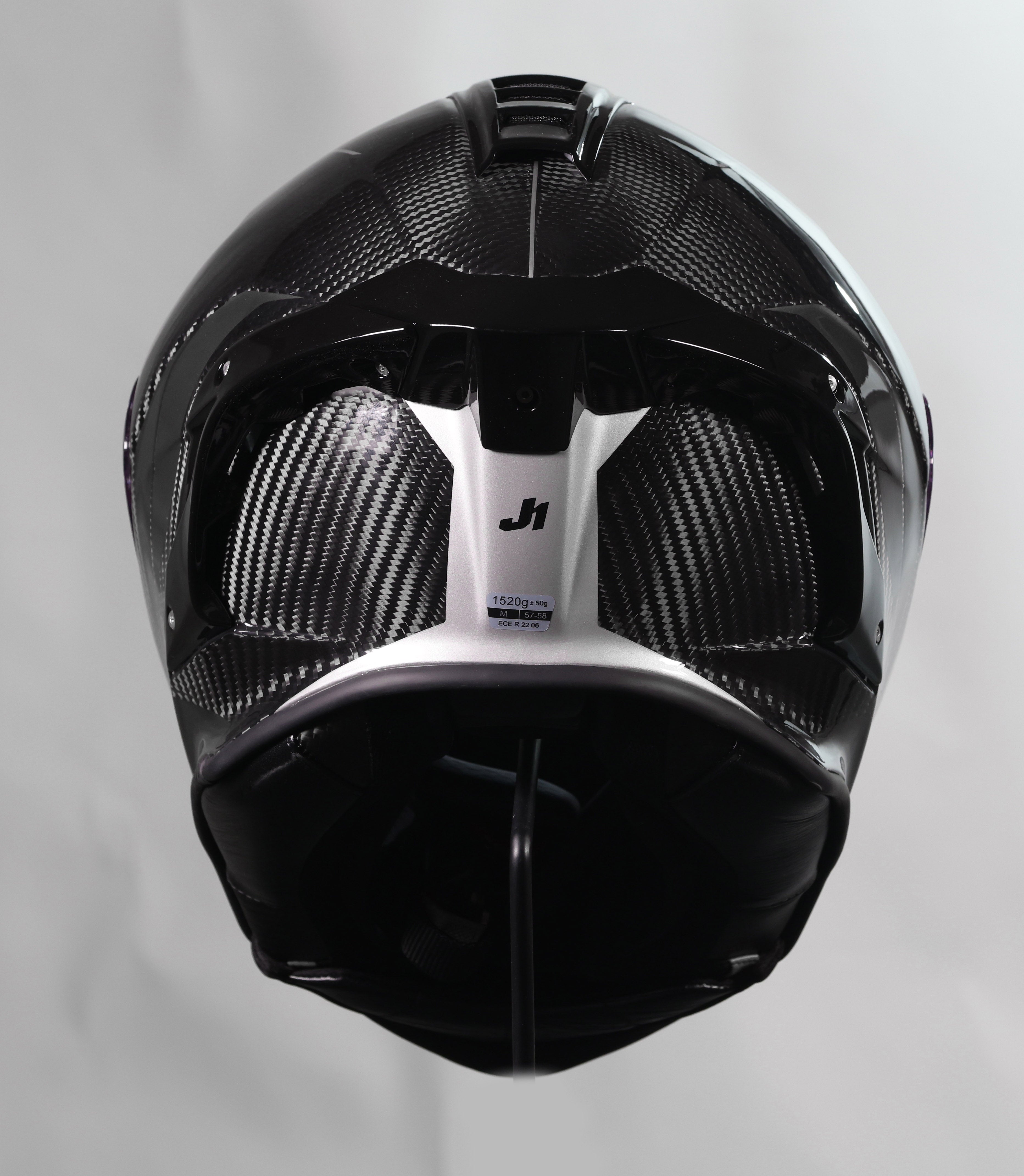 JUST1 J-PGR Impulse Silver Carbon – Full Carbon Helmet