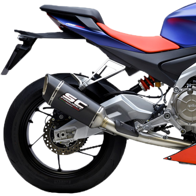SC-Project RVS Compleet systeem 2-1 SC1-R Aprilia RS 660 (20-25) A23A-AC90 