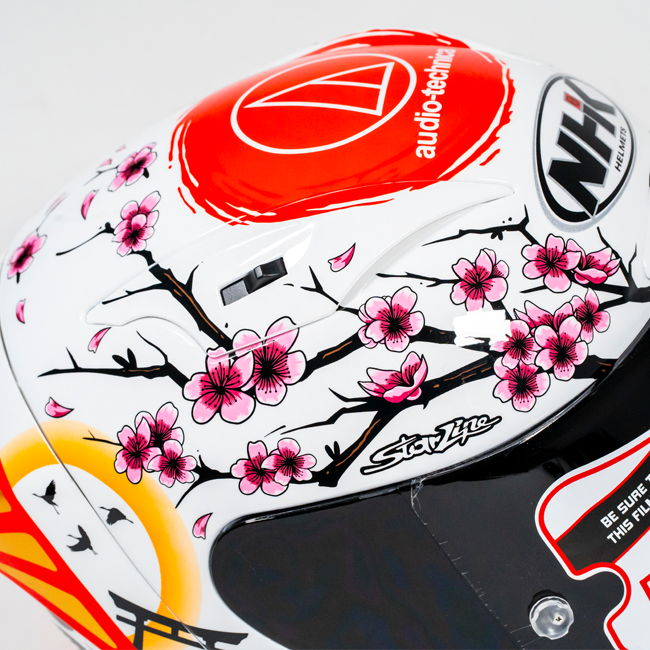 NHK GP-R Tech Carry Helm Alonso López Motegi Japón Réplica 2024