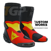 Dainese Axial 2 Air Racing und Straßen Motorradstiefel Herren | Spagna Edition | Custom Works