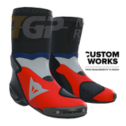 Dainese Axial 2 Air Racing und Straßen Motorradstiefel Herren | Francia Edition | Custom Works