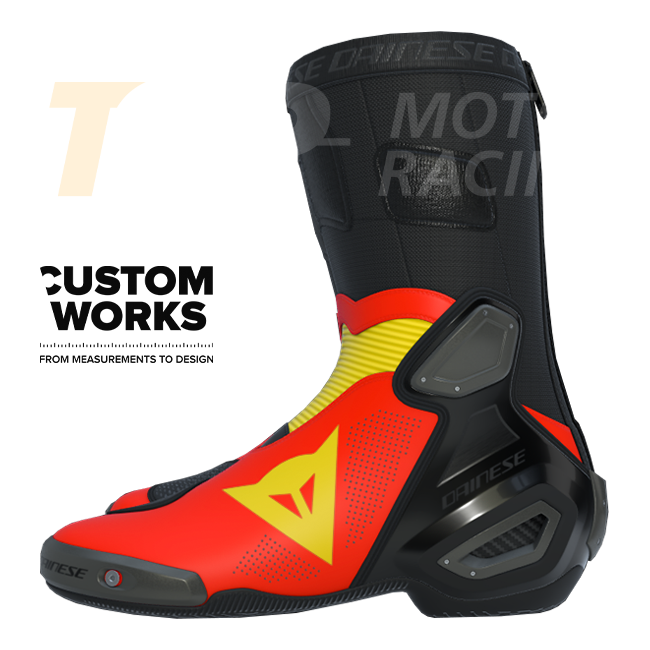Dainese Axial 2 Air Racing und Straßen Motorradstiefel Herren | Spagna Edition | Custom Works