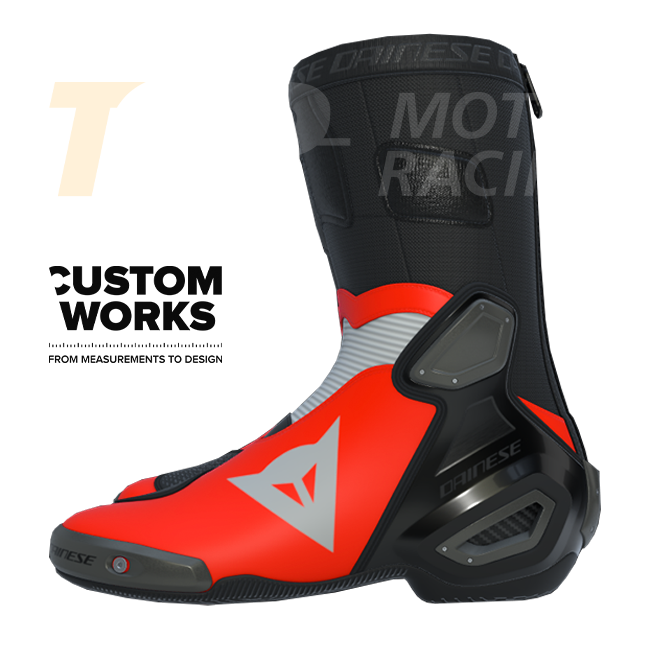 Dainese Axial 2 Racing und Straßen Motorradstiefel Herren | Austria Edition | Custom Works