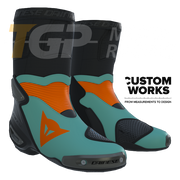 Dainese Axial 2 Racing ve yol motosiklet botları | Erkek | Fluorot / Siyah | Custom Works 