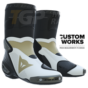 Dainese Axial 2 Air racing e stivali da moto stradali | Uomo | perla bianco / magnesio | Custom Works 