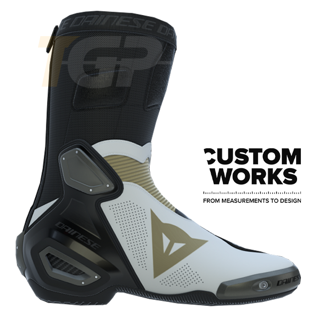 Dainese Axial 2 Air racing e stivali da moto stradali | Uomo | perla bianco / magnesio | Custom Works 