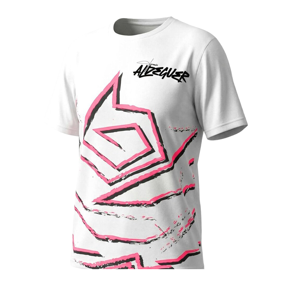 Fermín Aldeguer #54 T-Shirt Replica Herren 2026 IXON – Weiß / Hellrosa