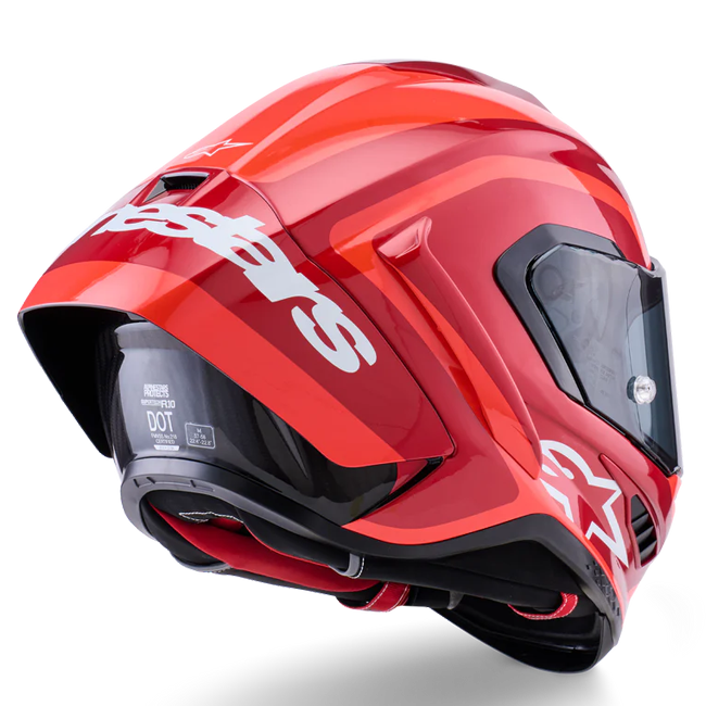 Alpinestars Supertech R10 Helm Arius Doppelrot glänzend 8203926-1683