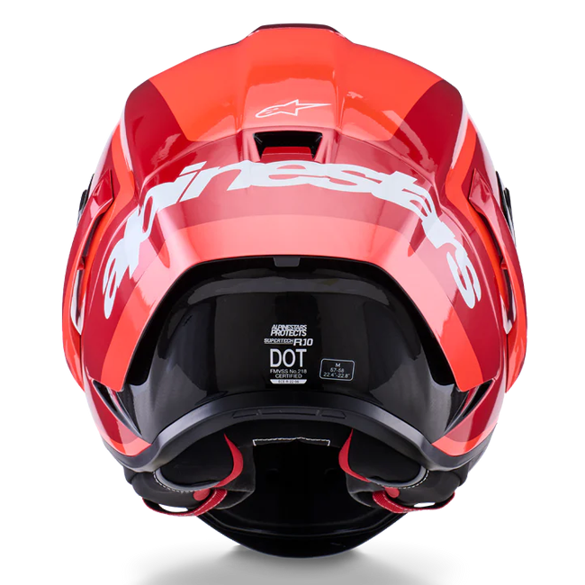 Alpinestars Supertech R10 Helm Arius Doppelrot glänzend 8203926-1683