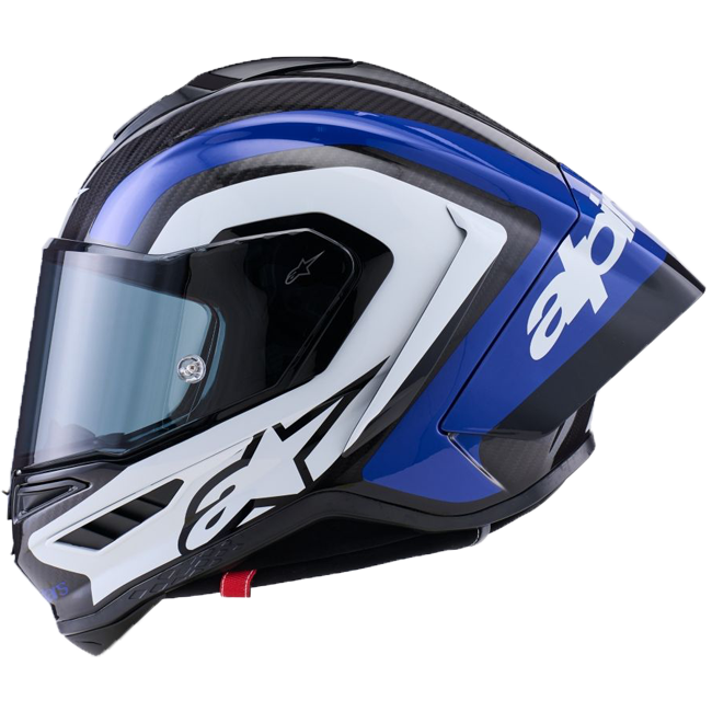 Alpinestars Supertech R10 Helm Arius Blau Glanz 8203926-1647