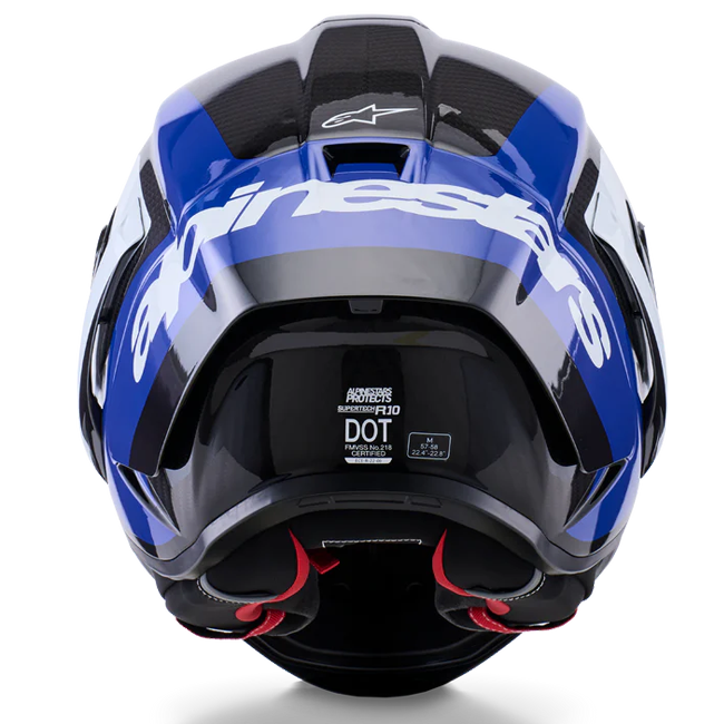 Alpinestars Supertech R10 Helm Arius Blau Glanz 8203926-1647