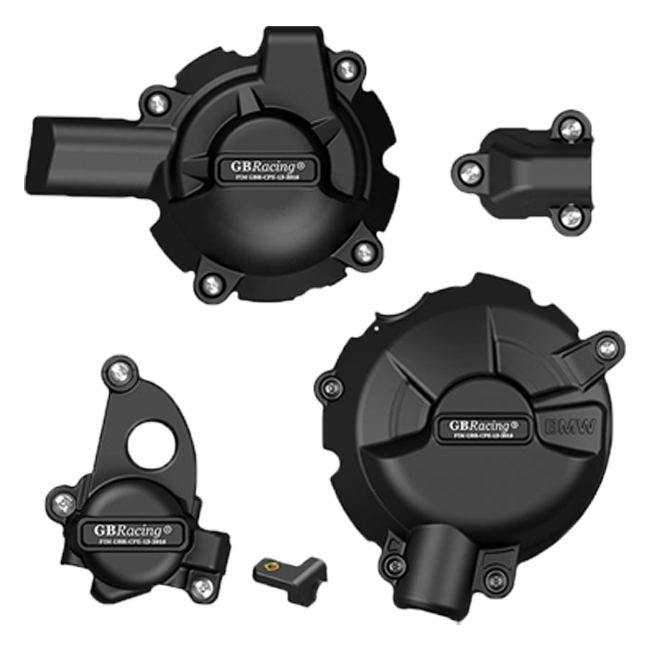 Cubierta de motor Protectores Juego completo GBRacing BMW S1000RR K67 (19-25) 