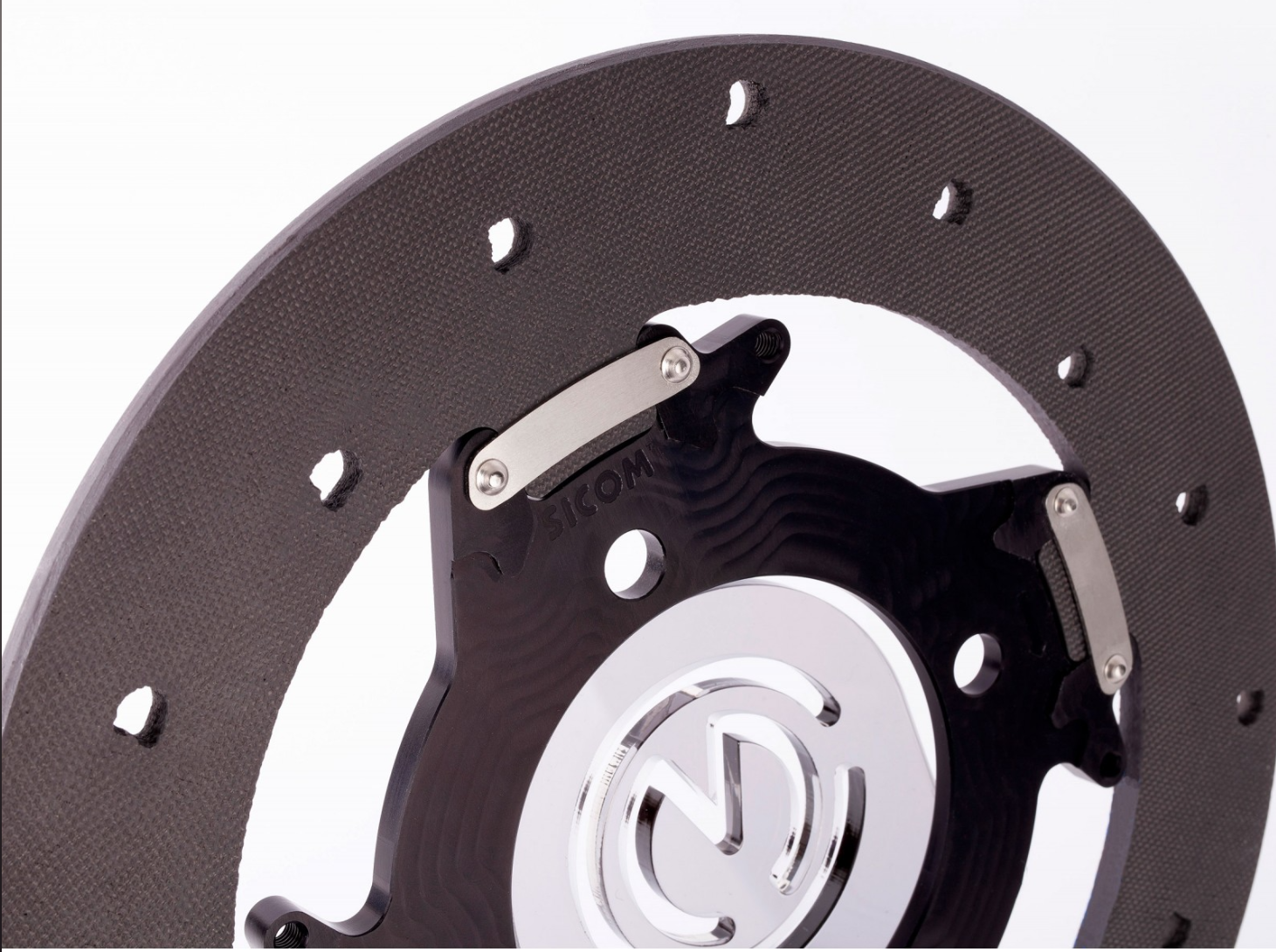 SICOM Carbon-Keramik Hinterrad-Bremsscheiben T-Drive 245x6mm Kit Ducati Panigale V2 955 (20-24)