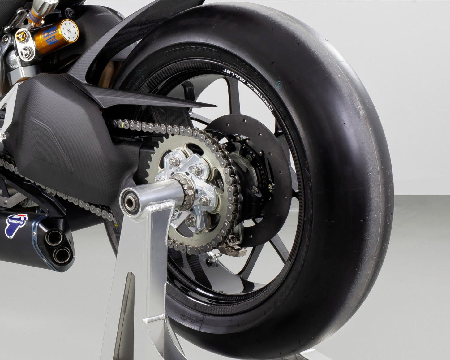 SICOM Carbon-Ceramic Rear Wheel-Brake Discs T-Drive 245x6mm Kit Ducati Panigale V4/S/R (25-26) 