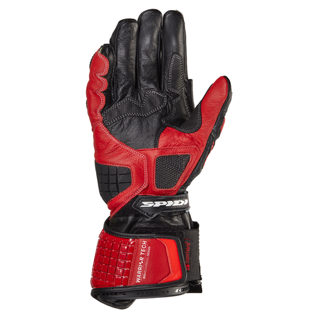 Spidi Carbo Track Evo Racing Motorcycle Leather Gloves | Men | Red | A203014 