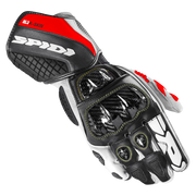 Spidi Carbo Kangaroo Racing Motorcycle Leather Gloves | Men | Black-Red | A216021 