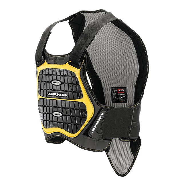 Spidi DEFENDER Göğüs ve Sırt Koruyucu | Erkek | Siyah/Sarı | Z122016 