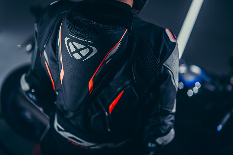 IXON Demonio one-piece suit Leather Suit – perforated racing suit | men | black/white/red 