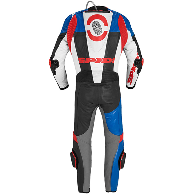 Spidi DP-Progressive tuta intera Tuta in pelle – Tuta da corsa perforata | Uomo | Blu/Grigio | Y161238 