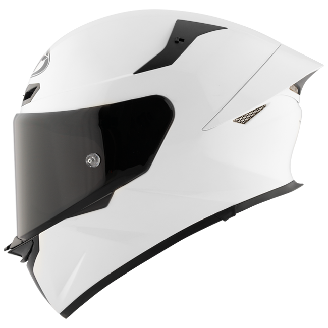 KYT TT-Revo Helm weiß glanz Y6TR00W3