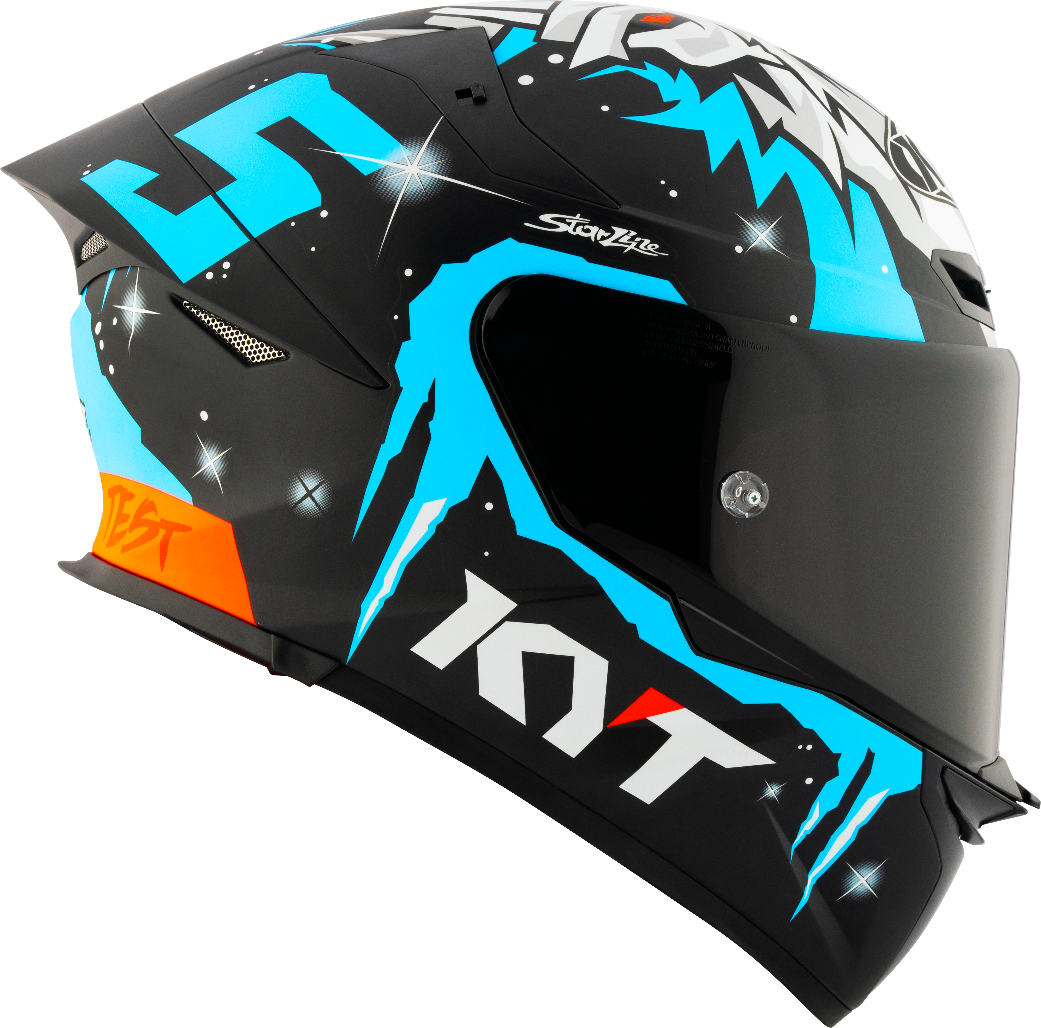 KYT TT-Revo Capacete Jaume Masiá Replica do Teste de Inverno Y6TR0019 