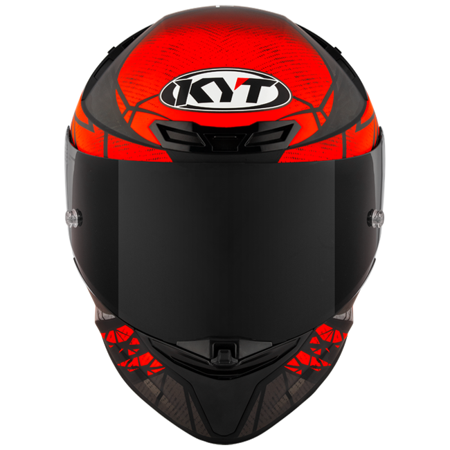 Casque KYT TT-Revo Combustion Red mat Y6TR0038 