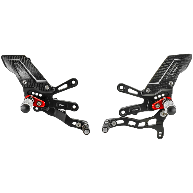 Sistem Footrest R Lighteech Reversal Switching Aprilia RSV4/RF/RR/1100 Factory (17-25) FTRAP006R