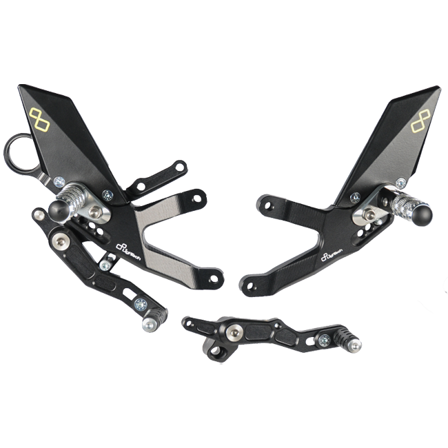 フットレストセット LighTech BMW S1000RR K46 (15-18) FTRBM004/W 