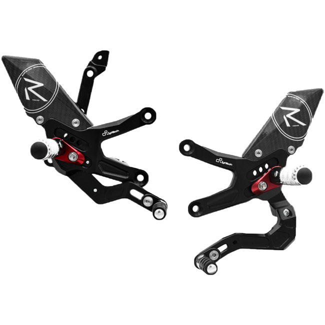 Fußrastenanlage R LighTech Umkehrschaltung Kawasaki ZX-10 R/RR (21-25) FTRKA012R