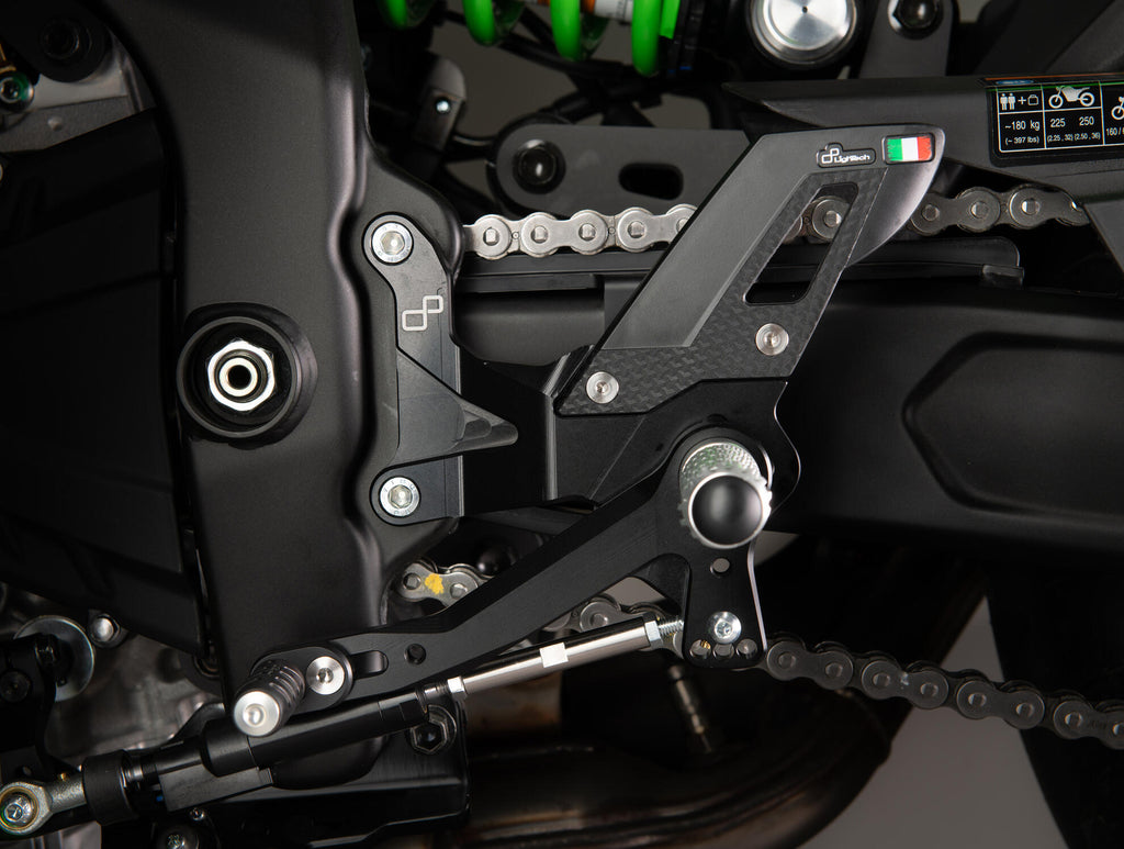 Footresting system Track-Feus Lightech Kawasaki ZX-4 RR (23-25) FTRKA014
