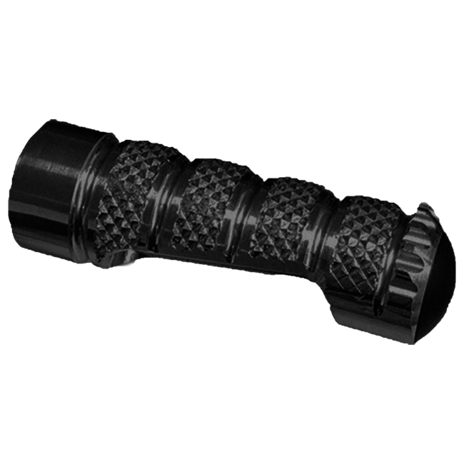 Light-tech náhradní firma Footrest 70,5 mm-silver/černá | RFTR245-248