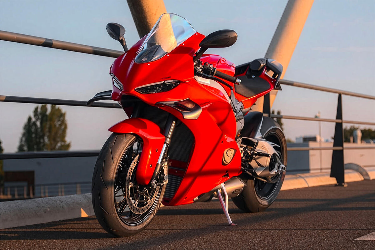 Spark Exhaust Halbkomplette Anlage Racing Satz Konix Evo Titanium Ducati V4/V4 S (25-26) GDU8856T