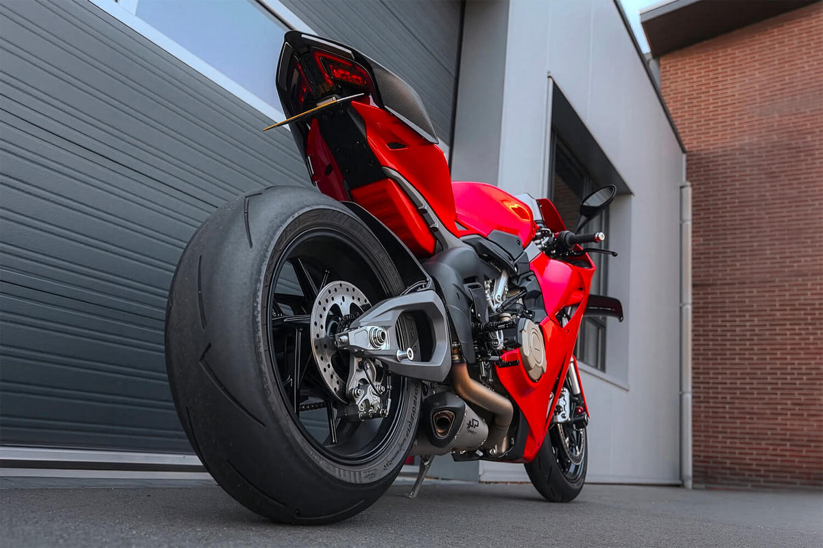Spark Exhaust Halbkomplette Anlage Racing Satz Konix Evo Titanium Ducati V4/V4 S (25-26) GDU8856T