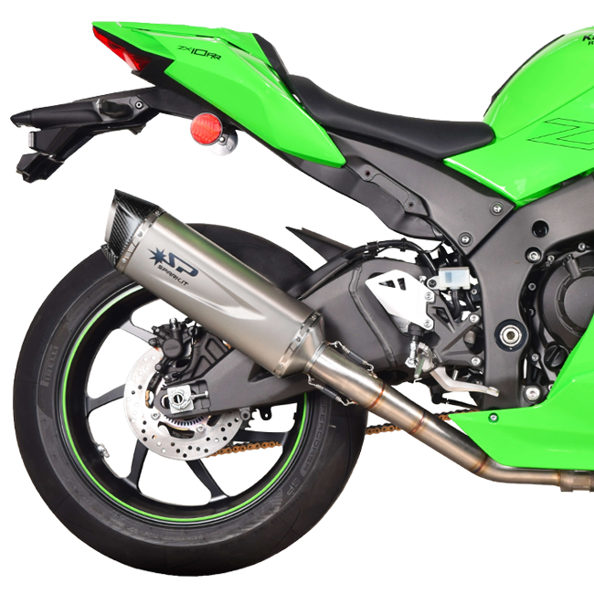 Spark Exhaust Slip-On Force EVO + KAT-Ersatzrohr Kawasaki ZX-10 R/RR (