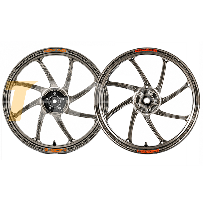 OZ GP Replica GP-8R de aluminio Llantas juego para Suzuki GSX-R 1000 (17-23) 