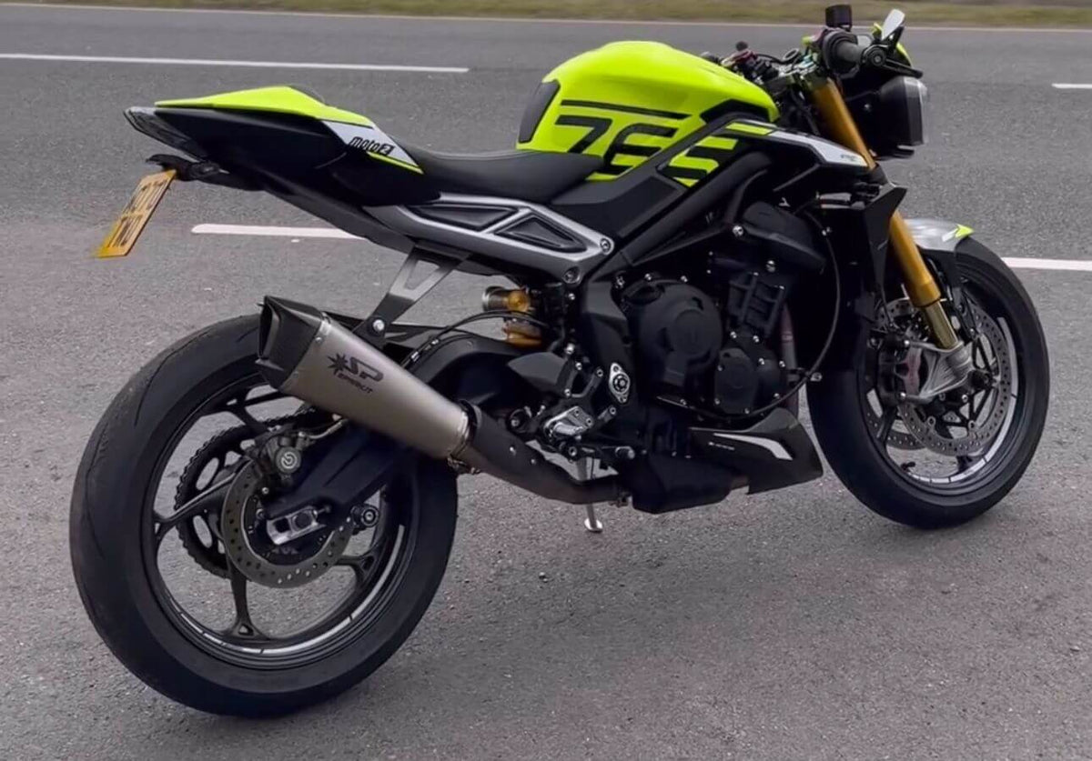 Spark Exhaust Halbkomplette Anlage Satz Konix Evo WSSP600 Replica Triumph Street Triple 765 R/Street Triple 765 RS (20-26) GTR0509T