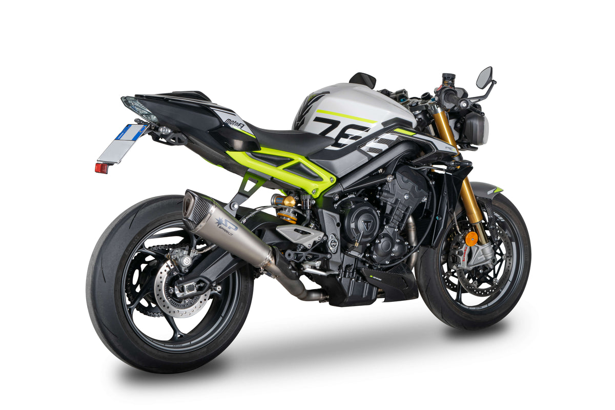 Spark Exhaust Halbkomplette Anlage Satz Konix Evo WSSP600 Replica Triumph Street Triple 765 R/Street Triple 765 RS (20-26) GTR0509T