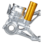 Set de pieds de fourche CNC 108 mm « GP Style » Motocorse Ducati Panigale V4/S/R (18-24) 